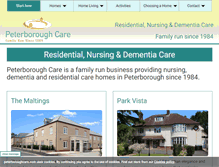 Tablet Screenshot of peterboroughcare.com